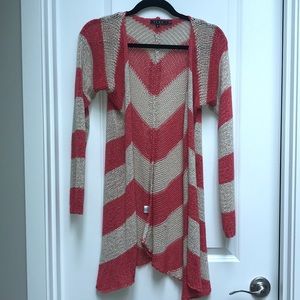 TCEC Knit striped cardigan (M)